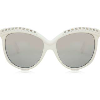 Italia Independent II 0092R 001.075 58 Solbriller Kvinder Hvid - White - 58mm