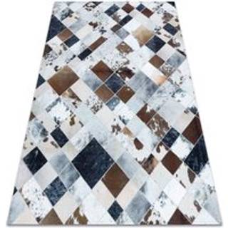 Tæppe PATCHWORK 21720 beige / brun - Kohud, Diamanter 160x230 cm