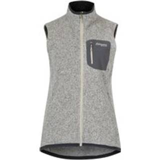 Bergans Women's Kamphaug Knitted Vest Chalk Sand, XS