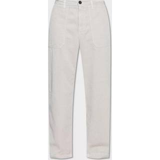 Stone Island Corduroy straight pants - white - 36