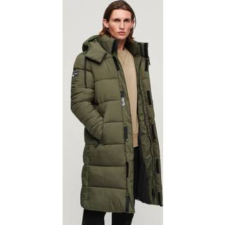 Superdry Superdry Green Ripstop Longline Puffer Coat Jacket