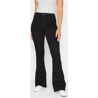 Lts Tall Black Denim Flared Jeans Ex Long > 8 Lts | Tall Women's Bootcut & Flared Jeans - Ex Long 8