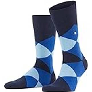 Burlington Herren Socken blau Baumwolle & Mix Gemustert