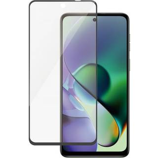Motorola Moto G14 / G54 PanzerGlass Ultra Wide Fit Skærmbeskyttelsesglas - Platinum Strength - Sort Kant