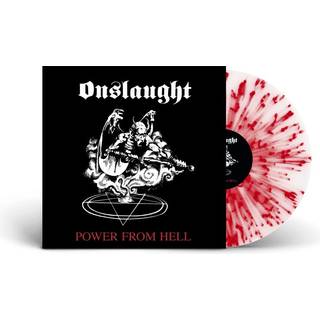 Onslaught - Power from Hell (White W/ Red Splatter Vinyl)