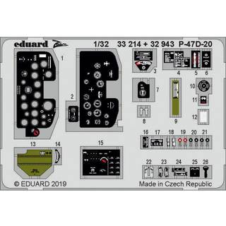 P-47D-20 interior for Trumpeter