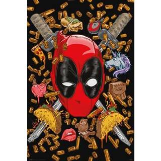 DEADPOOL - Bullets & Chimichangas - Poster 61 x 91cm