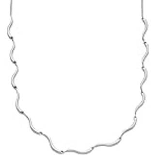 Kariana Waves Halskæde, Silver, 40,7+5,5 cm