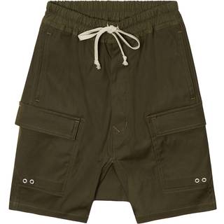 Rick Owens Kids Pods cotton cargo shorts - green - Y 6
