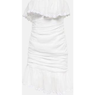 Isabel Marant Oxani ruched minidress - white - XXS
