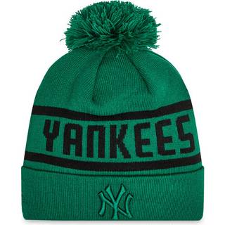 New York Yankees Tonal Jake Dark Green Bobble Knit Beanie Hat newera adult unisex Green newera adult unisex Green newera adult unisex Green newera adu - Osfm