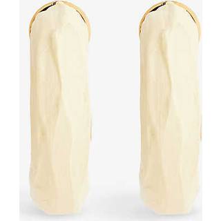 Jacquemus Trompe-lâoeil hoop earrings - gold - One Size