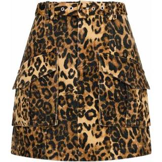 Neo Noir - Layken Leo Cargo Skirt - Leopard