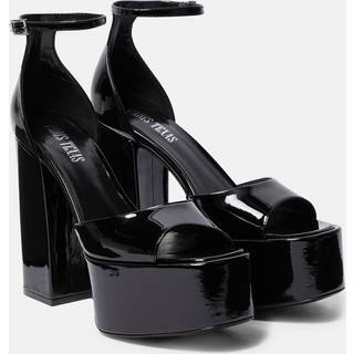 Paris Texas Tatiana patent leather platform sandals - black - EU 40