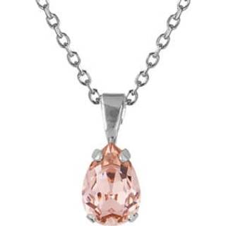 Petite Drop halskæde vintage rose rhodium