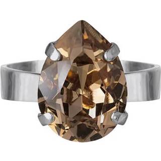 Mini Drop ring greige rhodium