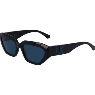 Calvin Klein Unisex CKJ23652S 001 Solbriller Bio-injekt Sort Blå Firkantet Normal Normal