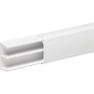 Schneider Minikanal 18x35 2 rum par hvid pvc, 2,