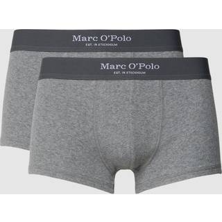 Marc O Polo Men Iconic Rib Trunks 2-pak - Grey - Small