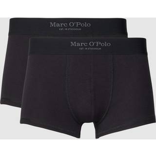 Marc O Polo Men Iconic Rib Trunks 2-pak - Black - Small