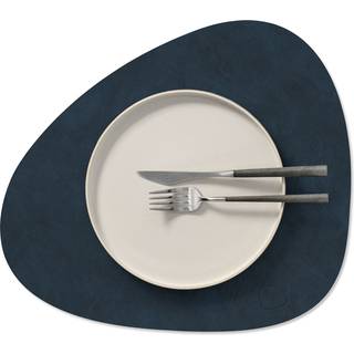LIND DNA Nupo dækkeserviet curve M Midnight blue