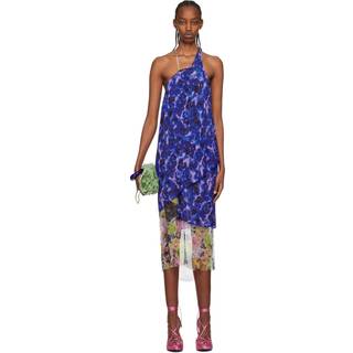 Dries Van Noten Floral one-shoulder midi dress - multicoloured - XL