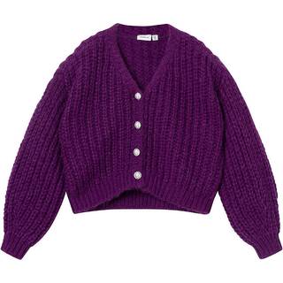 Name It Grape Juice Short Knit Cardigan
