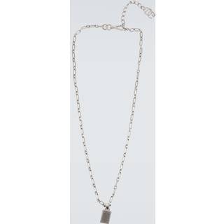 Dolce&Gabbana Logo pendant necklace - silver - One Size