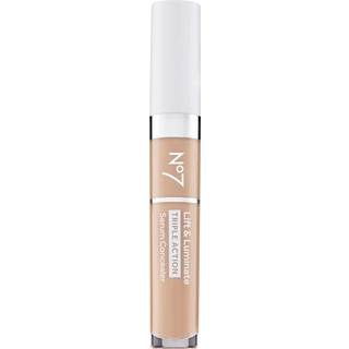 No7 Lift & Luminate Triple Action Serum Concealer - Lys - Anti Aging Liquid Concealer Makeup til pletter og mørke cirkler - Medium til fuld dækni