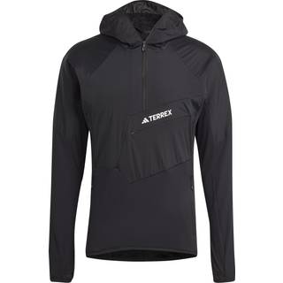 Techrock Ultralight 1/2-Zip Hooded Fleece jakke - Black - S
