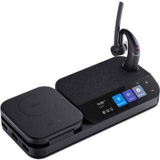 Yealink BH71-WORKSTATION hovedtelefoner/headset Trådløs I ørerne Kontor/Callcenter Bluetooth Opladningsstativ Sort