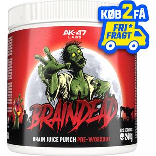 A₭-47 LABS BRAINDEAD PRE-WORKOUT, 120 PORTIONER-Rabid Blue Raspberry