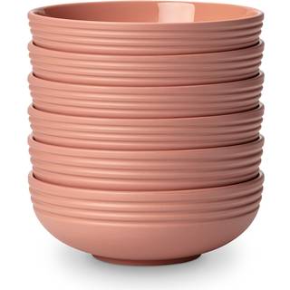 NJRD Lines skål Ø16 cm 6 stk. pink
