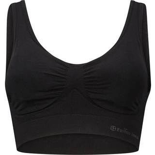 Bambus polstret bøjlefri BH sort til dame fra Bamboo Basic, L