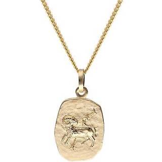trendor 15436-04 Widder Sternzeichen Gold 585 mit vergoldeter Silberkette