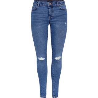 Pieces Pcdana Mw Dest Skinny Medium Blue Denim L/30