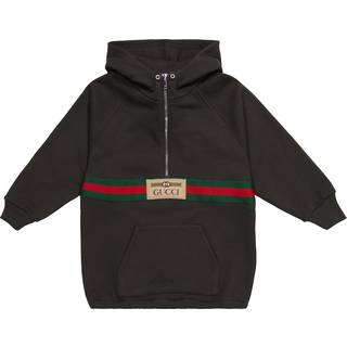 Gucci Kids Cotton hoodie - grey - Y 12