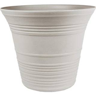 HC -selskaberne 12 tommer Sedona Round Self Watering Planter - Dekorativ letv?gts plastplantegryde til indend?rs udend?rs planter Blomster Herbs