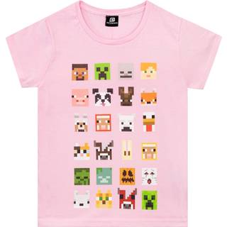 Character Character Pink Minecraft 100% Cotton T-Shirt
