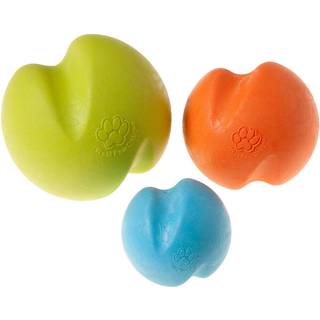 West Paw Zogoflex Jive Ball Dog Chew Leget?j - Bouncing Toys For Dogs Fetch Catch Chewing Play - Boughable Recyclable Balls - Latex -Free Non -gi