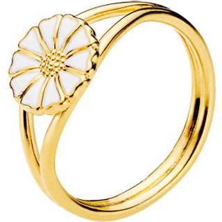 Lund Copenhagen - Forgyldt marguerit ring, 9 mm - 907009-m