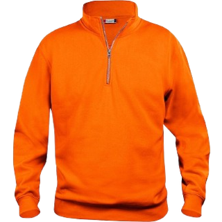 Clique 21033 Basic Half Zip Visibility Orange L