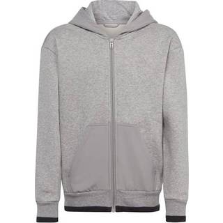 All SZN Fleece Full-Zip træningsoverdel - Medium Grey Heather / Black - 140