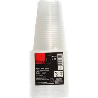 SAANA Ølglas 48 cl i plast - 25 stk