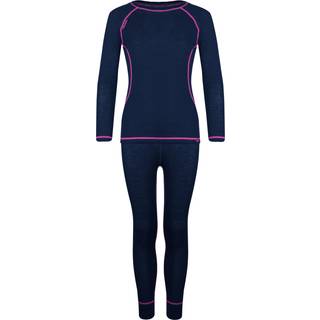 Trollkids Girl's Merino Baselayer Set Merino undertøj Børn størrelse 140 farve blå