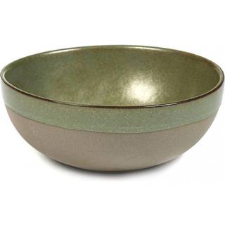 Serax Surface morgenmadsskål 13 cm Grey/Camogreen