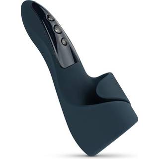 Boners - Genopladelig, vandtæt hovedvibrator (blå)