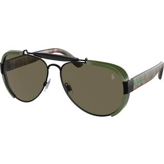 Polo ph3129 5001-3 Matte black - Lens brown tint
