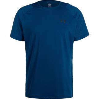 T-shirt Under Armour UA Rush Emboss SS-BLU 1376790-426 Størrelse S