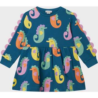 Stella McCartney Kids Printed cotton dress - blue - Y 8